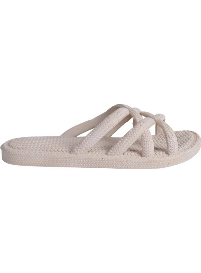 Gezer Beige 12494 Women's Slippers - Image 1